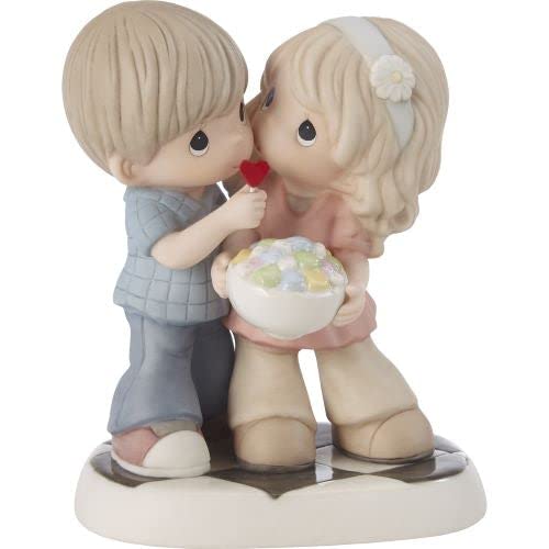 Precious Moments Couple with Bowl of Candy Hearts Figurine