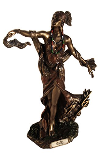 Unicorn Studio OYA - Goddess of Wind, Storm and Transformation Figurine, Bronze Color
