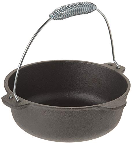 Old Mountain 10175 Pre Seasoned 2-Quart Dutch Oven with Flanged Lid, No Feet