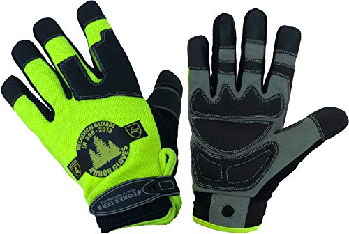 Forester Hi‚ÄëVis Arborist Rope/Climbing Glove (2 Extra Large)