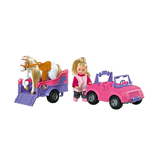 Master Toys Simba Toys - Evi Love Evi Horse Trailer, Multicolor