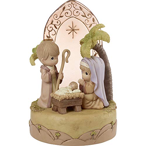 Precious Moments Nativity with Creche Musical, Multi