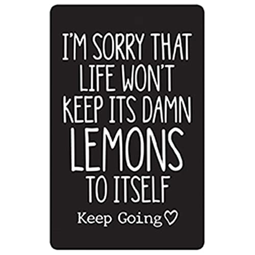 Carson Home 24945 Keep Going Collection Lemons Wallet Reminder, 3.33-inch Height