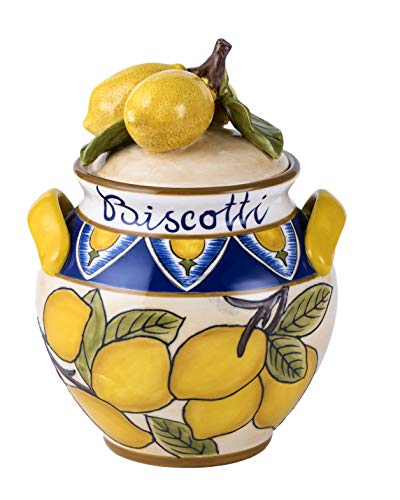 Blue Sky Clayworks Clayworkss Lemon Cookie Jar, Multi (18240)