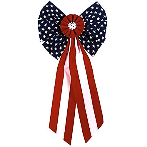 amscan American Flag Bow Multicolor, 28" x 14"