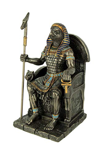 Unicorn Studio wu Horus Egyptian God Sitting on Throne Statue