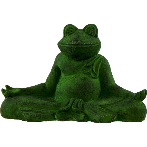 Kheops International New Age Source Stone Yoga Frog Statue