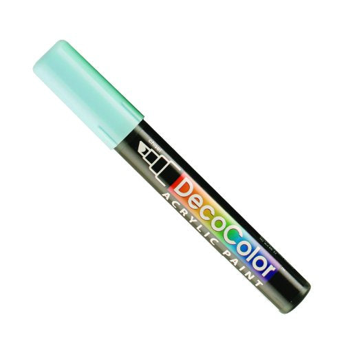 Uchida Marvy Deco Color Chisel Tip Acrylic Paint Marker Art Supplies, Aquamarine