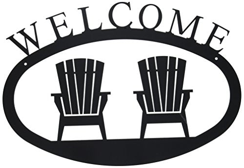 17.5 Inch Adirondacks Welcome Sign Large