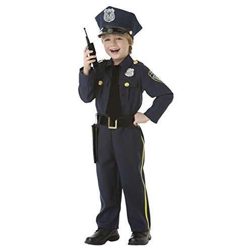 AMSCAN Classic Police Officer Halloween Costume for Boys, Small, with Included Accessories