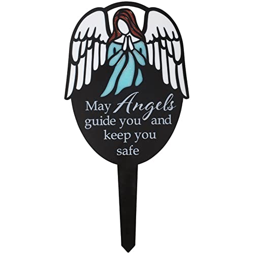 Carson Home 23195 Angels Guide You Memorial Garden Stake, 12-inch Height