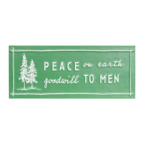 Melrose 83084 Peace on Earth Sign, 19.25-inch Length, Metal
