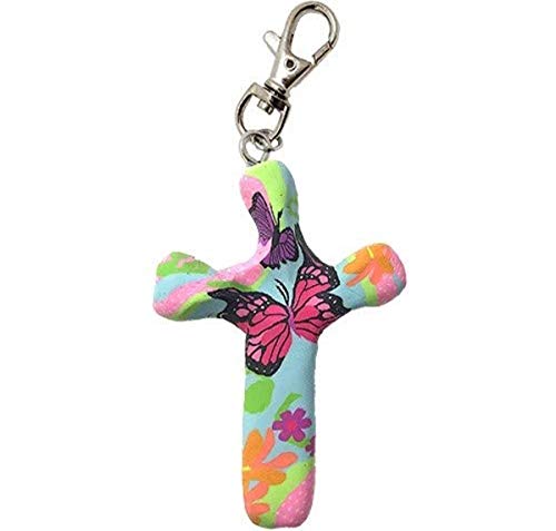 Calypso Studios by First & Main 3" Butterfly Garden Comforting Clay Cross Clip
