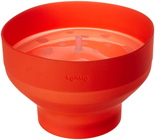 L√©ku√© 0200227R10M050 Popcorn Maker, XL, Red