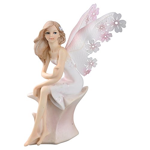 Comfy Hour Fairyland Collection The Sitting Fairy Figurine, Stone Resin