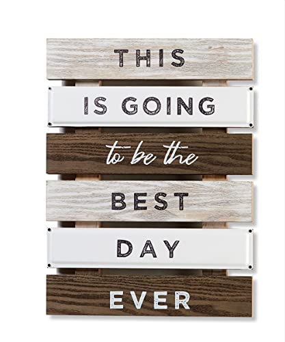 Giftcraft Sentiment Plank Wall Sign, 16-inch Height
