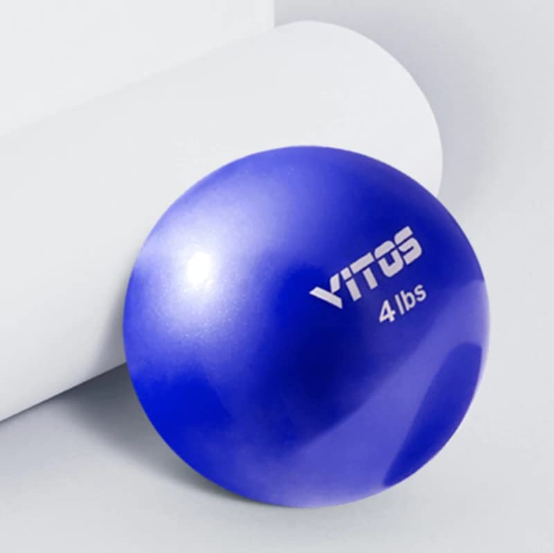Vitos Fitness Toning Soft Weighted Mini Ball | Medicine Ball for Core Training Yoga Exercise (4)