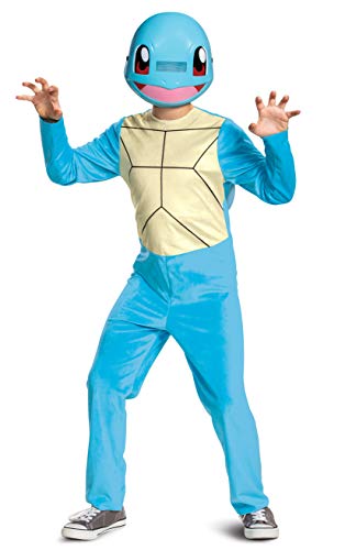 Disguise Pokemon Squirtle Classic Boys Costume, Blue, Small (4-6)
