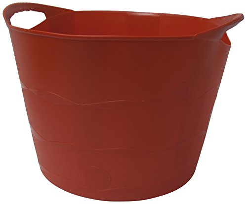 Garden Works TuffTote¬Æ Multi-Use Bucket, Chili, 11 gal