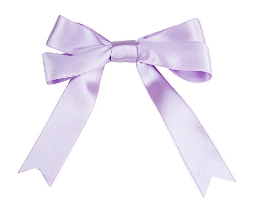 Ribbon Bazaar Luxious¬Æ Double Faced Satin 5/8 inch Light Orchid 25 Yards 100% Polyester Ribbon