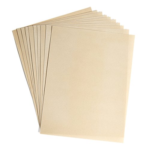 Hygloss Products Velour Paper - Soft, Velvety Surface Works With Printers ‚Äì Beige, 8-1/2 x 11 Inches - 10 Pack