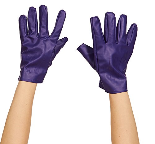 Rubie's Costume Dc Heroes and Villains Collection Joker Adult Gloves, Purple, One Size