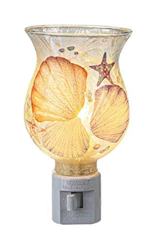 Ganz ME178393 Seashell Night-Light, Glass and Electrical