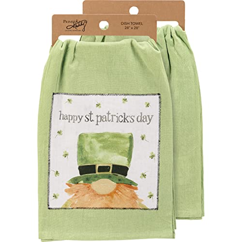 Primitives by Kathy 112650 Kitchen Towel Happy St. Patrick&