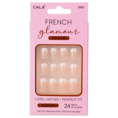 Cala French glamour 87831 nail kit 24 count, 24 Count