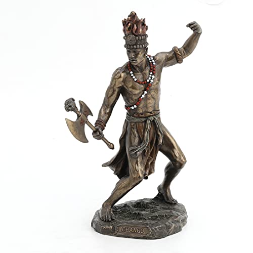 Unicorn Studio African God of Lightning and War Chango Shango Statue Voodoo Santeria