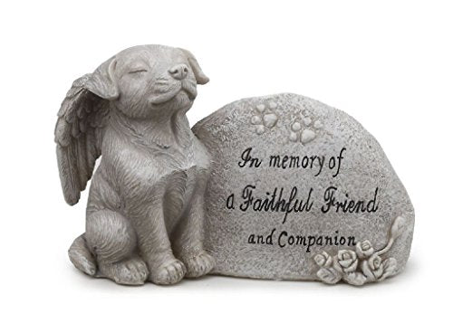 Napco Small Dog Memorial Stone by Napco Garden