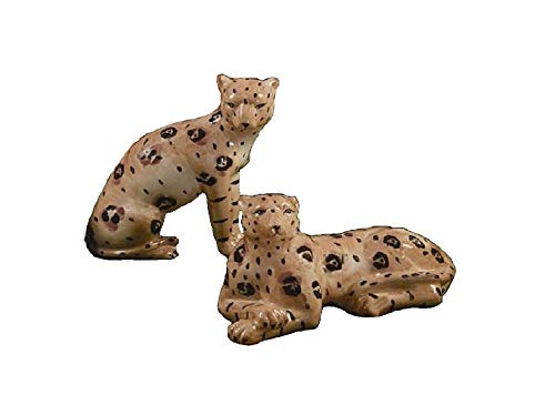 Certified International Leopard Exotic Jungle Ceramic 3D Salt and Pepper Shaker Set