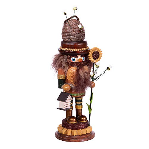 Kurt Adler Adler 15-Inch Hollywood Bee Keeper Nutcracker, Multi