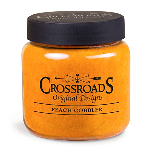 Crossroads Peach Cobbler, Candle, 16 oz