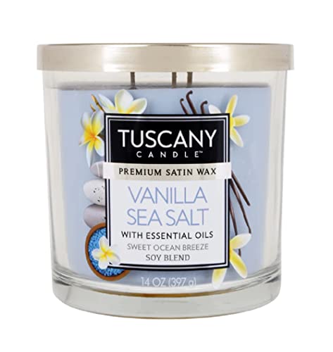 Empire Candle Tuscany 14 oz. Vanilla Sea Salt Soy Blend Jar Candle One Size (69646)