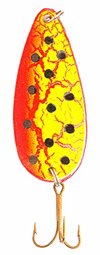 Adamsbuilt Sierra Spoon Lure, Bleeding Firetiger, 1/2-Ounce