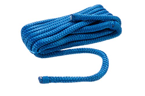 Land N Sea Distributing Double-Braid Nylon Fender Line, 3/8 In. X 6 Ft., Blue