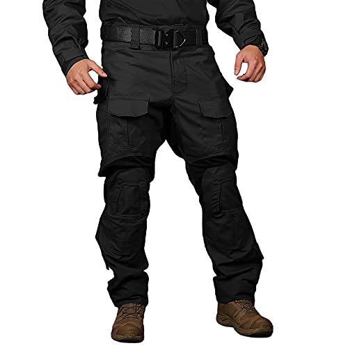 EMERSONGEAR Tactical G3 Combat Ripstop Pants for Men Military Black