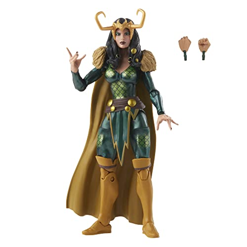 Hasbro Marvel Legends Series Loki Agent of Asgard 6-inch Retro Packaging Action Figure Toy, 2 Accessories
