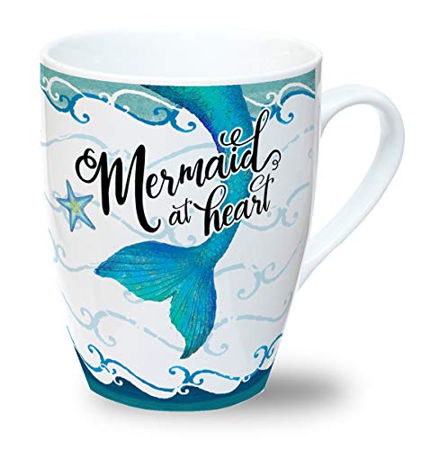 Divinity Mermaid At Heart Teal 12 oz Ceramic Mug