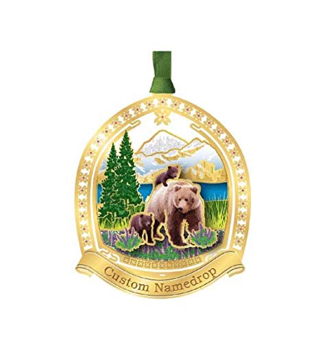 Beacon Design 62528 Grizzly Bear and Cubs Hanging Ornament
