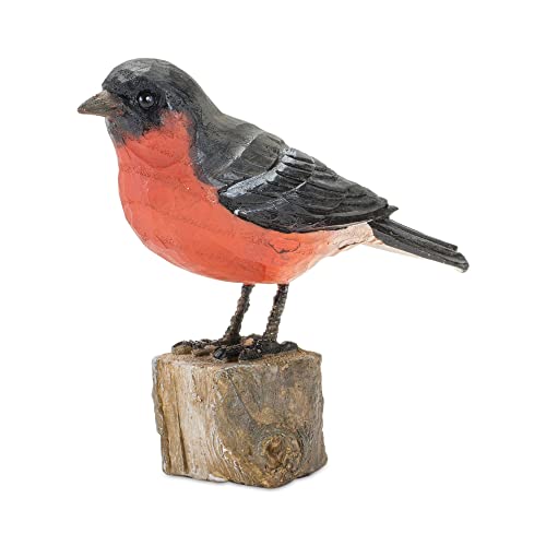 Melrose 85741 Bird on Stump Figurine, 4-inch Height