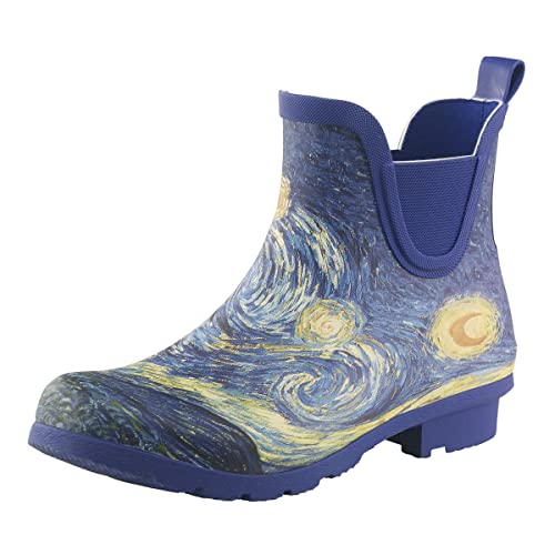 GALLERIA ENTERPRISES, INC. Van Gogh Starry Night Chelsea Rain Boot