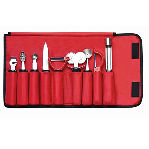 TableCraft Products E5600-9 Garnishing Kit, Set of 9 Tools in Case