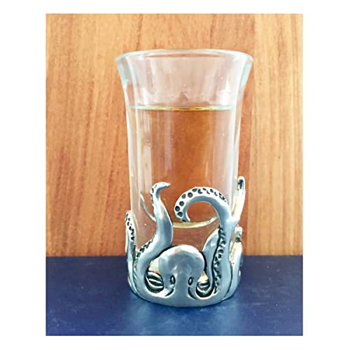 Basic Spirit Shot Glass - Octopus Home Decoration for Home Bar, Stocking Stuffer, Party Favor or Gift