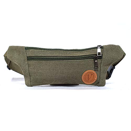 Calla NuPouch Tahoe Slim Hip Pack, Fanny Pack, Travel Pack, Army Green