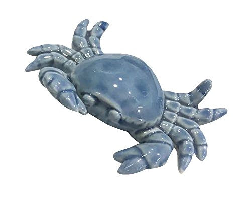 Delton Blue Porcelain Crab Nautical Decoration