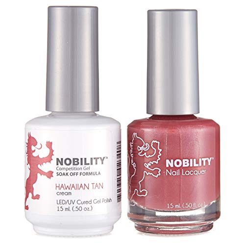 Lechat Nobility ‚Äì Gel Polish & Nail Lacquer Set - Collection 1-0.5oz (Hawaiian Tan NBCS022)