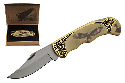 SZCO Supplies Eagle Gift Box Folding Knife