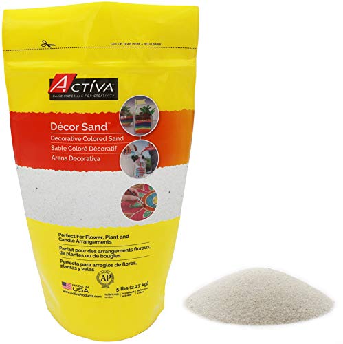 ACT√çVA Products Decor, 5-Pound, White Sand